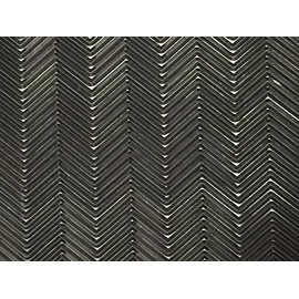 SoleTech 9 Iron Black Herringbone Rubber Soling Sheet