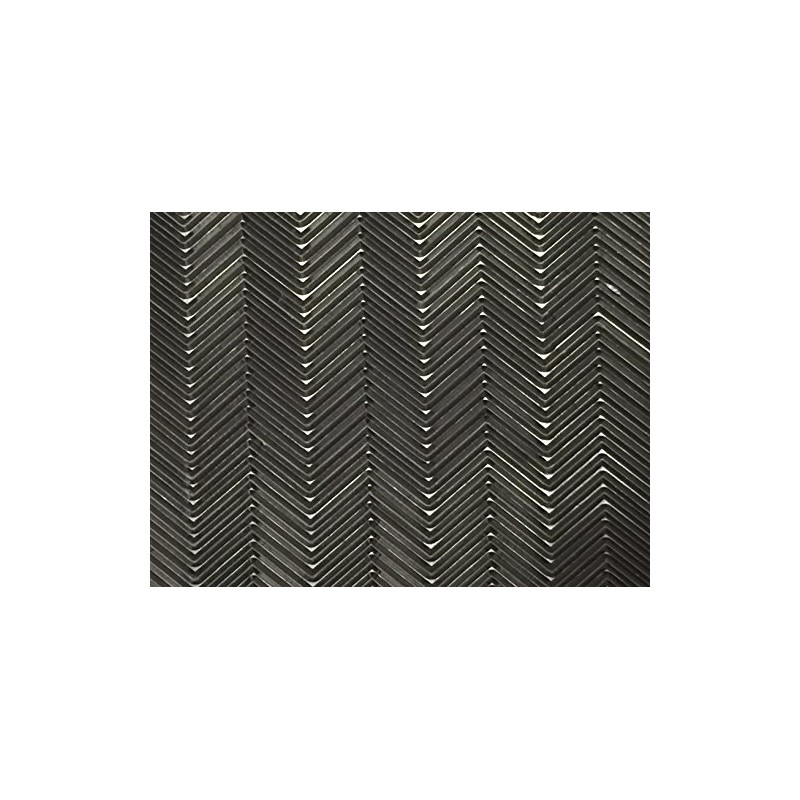 SoleTech 9 Iron Black Herringbone Rubber Soling Sheet