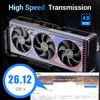 BTBcoin Vertical GPU Mount with PCIE 4.0 Riser Cable 200mm,