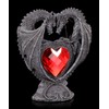 Figuren Shop GmbH Fantasy Figurine Dragon Lovers with Red Heart