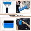 19Pcs Car Window Tint Kit,Vehicle Glass Protective Film Wrapping Installation