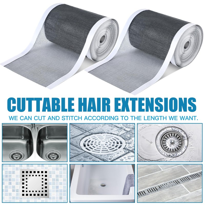 Leriton 2 Pack 4 Inch x 33 ft Linear Shower