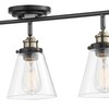 Globe Electric 59629 Jackson 3 Track Lighting, Dark Bronze, Antique