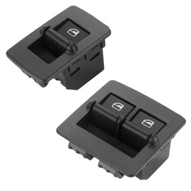 Interruptor de ventana eléctrica delantera izquierda del conductor y del lado del pasajero, compatible con Volkswagen Beetle 1998-2010 - Repuesto de pieza 1C0959527, 1C0959527A01C, 1C0959855,