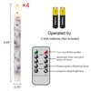 DRomance Flickering Flameless Taper Candles with Remote and Timer, 6