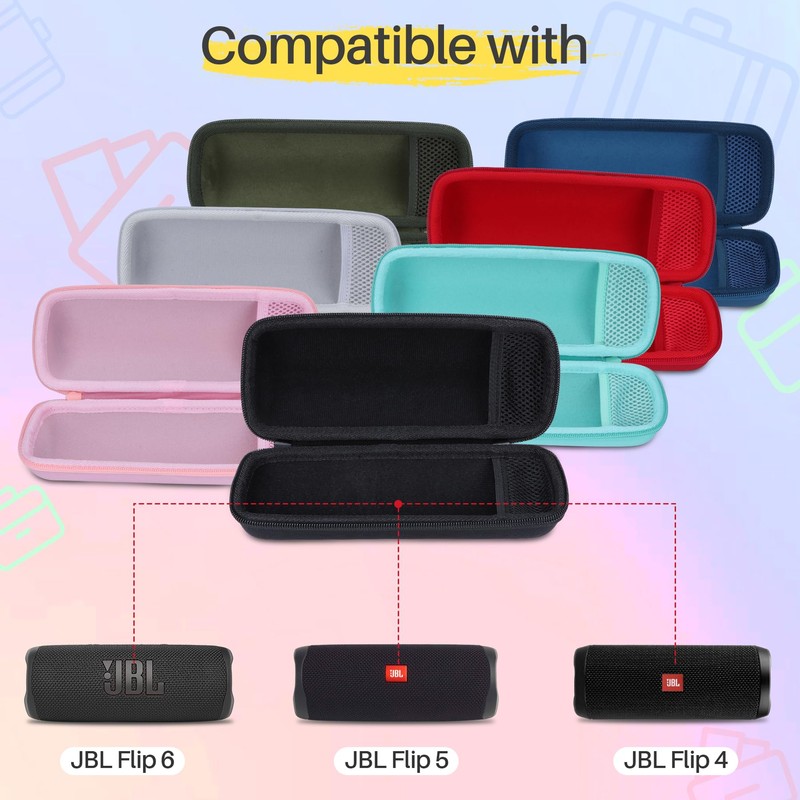Lebakort Hard Case Compatible with JBL Flip 6 Flip 5