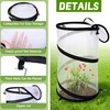 4 Pcs Pop Up Insect Barrier Plant Cover Net, 19.6"