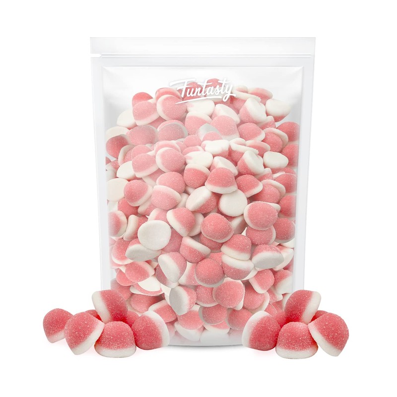 Strawberry Puffy Gummy Candy - 2 Pound Bulk Pack (About