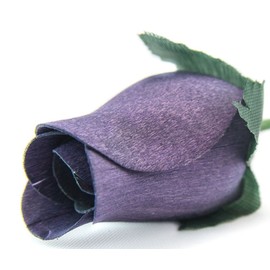 Grey Bunch of 8 Closed Bud Wooden Roses for Crafts Custom Bouquets and Other DIY Projects. Choose Form Over 60 Colors