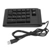 USB Wired Numeric Keypad 19 Keys Number Pad Waterproof RGB