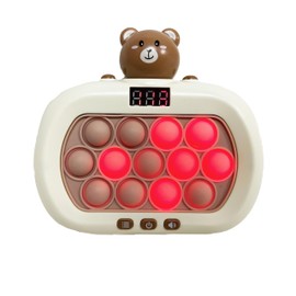 Push-Pop Game V5 6 Modes, Mole Swatter, Glowing, Fast Press Bodan, Electric, Educational Toy, Squeeze, Concentration, Stress Relief, Fingertip Education (High Level V5, Unicorn Design) (V5 High Level