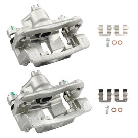 ROADFAR Disc Brake Caliper Assembly With Bracket Fit For Dodge for Attitude,for Hyundai for Accent,for Kia for Forte,Forte Koup,Forte5,Rio,Rio5 - [2PCS] Rear Left & Right