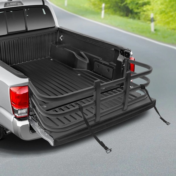 180° Flip Universal Truck Bed Extender 60-69.64 in Adjustable Truck