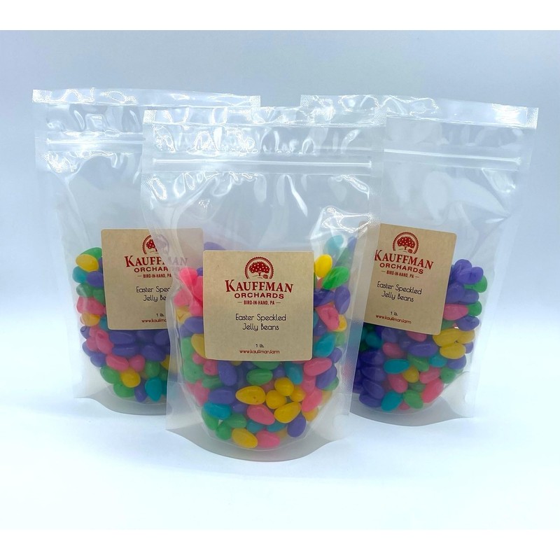 Kauffman Orchards Easter Speckled Jelly Beans, 1 Pound Bag (Pack
