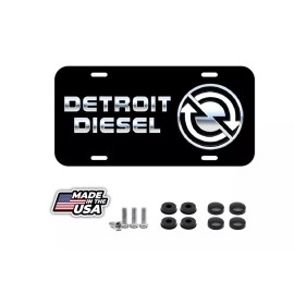 BLVD Detroit Diesel Vehicle License Plate Truck Auto Tag  NEW