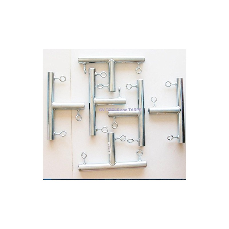 6pcs 3 Way T Shaped 1" Canopy Fitting (FTB) -