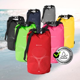 #DoYourOutdoor Where Tomorrow Dry Bag 2L Grey - Waterproof Backpack - Waterproof Bag & Pack Sack - Dry Bag Ideal for Boat, Kayak, Fishing and Camping, red, sonar