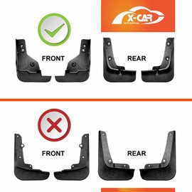 X-CAR Mud Flaps Splash Guards for Mazda CX5 CX-5 2022-2025 Mudguard Fender Front and Rear Set of 4