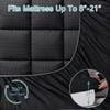 HYLEORY Twin XL Mattress Pad Quilted Fitted Mattress Protector Cooling
