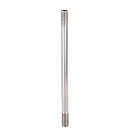 B&P Lamp® 14 Inch Nickel Plated 1/8 IP Steel Threaded Rod