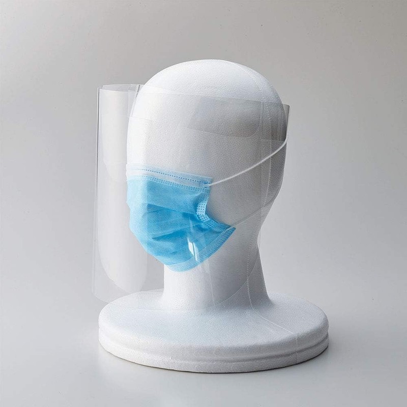 Lihit Lab HM300 Face Shield, Simple Type, Pack of 20