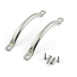 PZRT 2pcs 121mm Stainless Steel Door Handle Cabinet Drawer Hardware Solid Handles Pulls Hole Spacing 106mm/4.17in