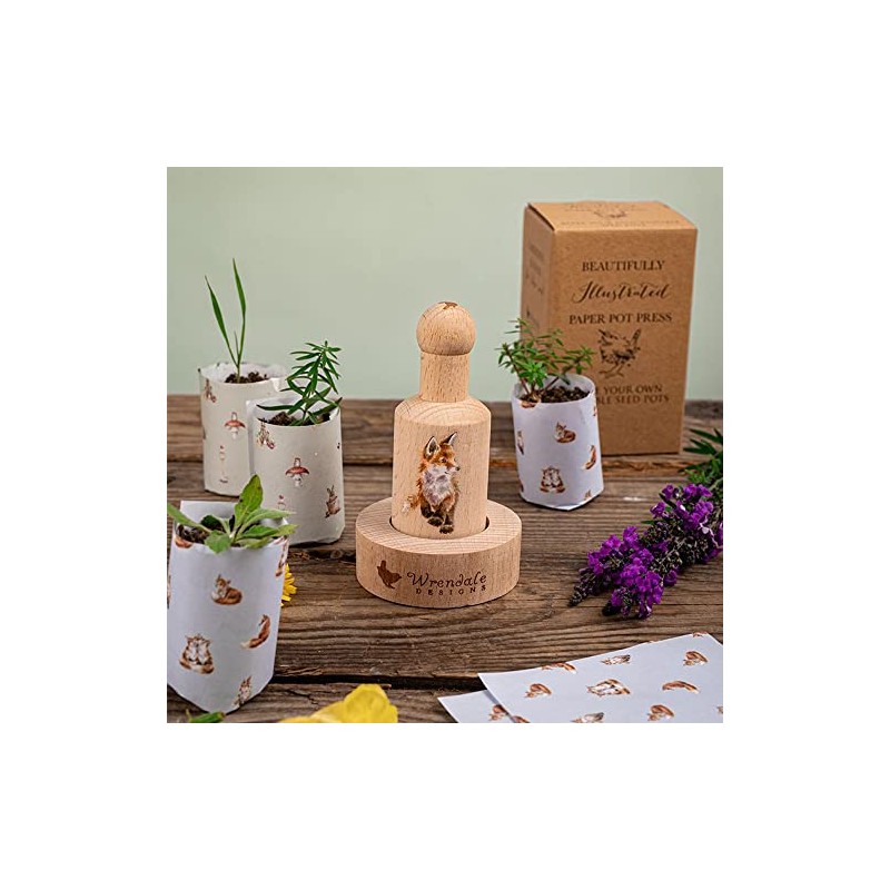 Wrendale Designs Born To Be Wild Paper Pot Press
