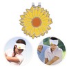 FOMIYES Golf Hat Clip with Flower Ball Marker Stylish Metal