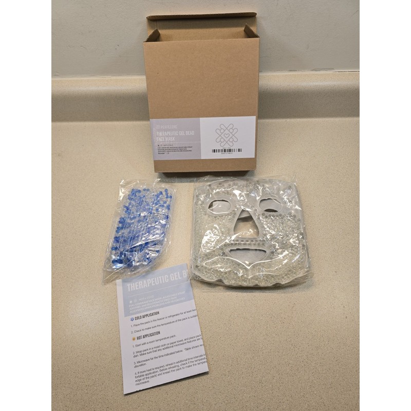 Perfecore Therapeutic Healing Gel Bead Cooling & Heating face Mask