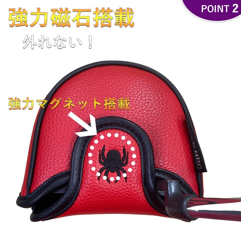 golf putter cover mallet head cover spider putter cover mallet