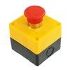 COMOK 22mm NC Red Mushroom Emergency Stop Latching Rotary Self-Locking