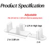 CAMGJORT (5 Pack) N 6761 Adjustable Bypass Sliding Door Guide