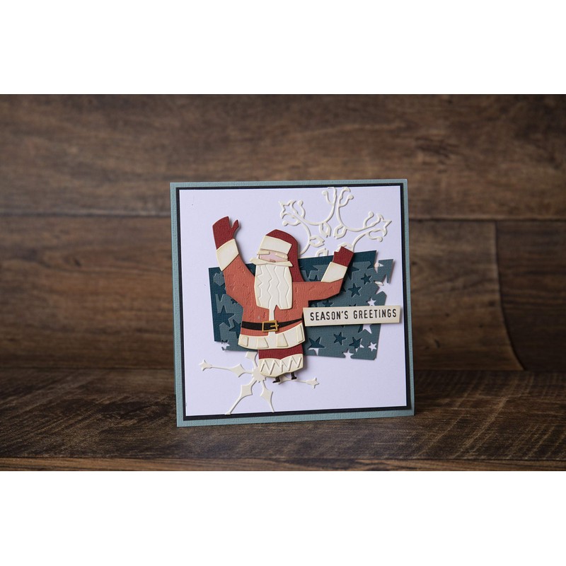 Sizzix Thinlits Die Set 8PK 664744 Papercut Christmas #1 Colorize