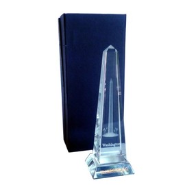 Washington DC Souvenir Crystal: Washington Monument (5" Tall)