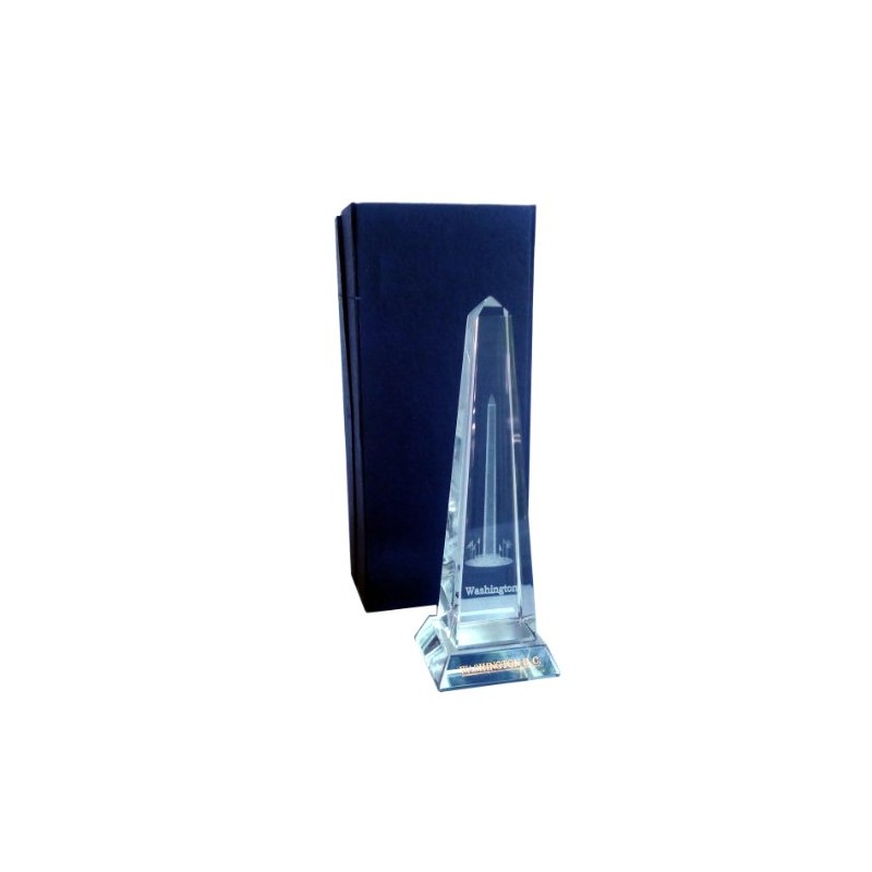 Washington DC Souvenir Crystal: Washington Monument (5" Tall)