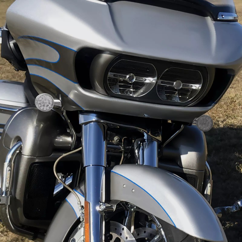 TCMT Front Turn Signals Light Fit For Harley Touring Touring