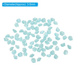 MECCANIXITY 10000pcs Glow Rocks 3-5mm Glow Pebbles Decoration in The Dark Luminous Stones Decor DIY Decorative Blue for Garden, Potted Plant, Fish Tank