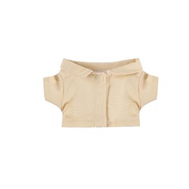 Sewing Clothes-Plush-Clothes-10cm Shirt Plain Shirt Doll (Beige, 20cm)
