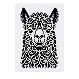 'Llama Face' Temporary Tattoo - Water Resistant, Skin-Safe, Non-Toxic Transfer (TO00083281)