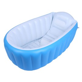 Kisangel Inflatable Bathtub Baby Bathtub Foldable Tub Baby Shower Tub for Kids Swimming Pool