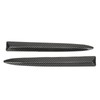 1 Pair Front Bumper Upper Moulding Trim 735455041 Carbon Fiber