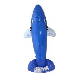 Dickly Pool Toy in Inflatings From 63 Inch PVC for Birthday Aquatic Theme Party Baby Party at The Pool, Blue