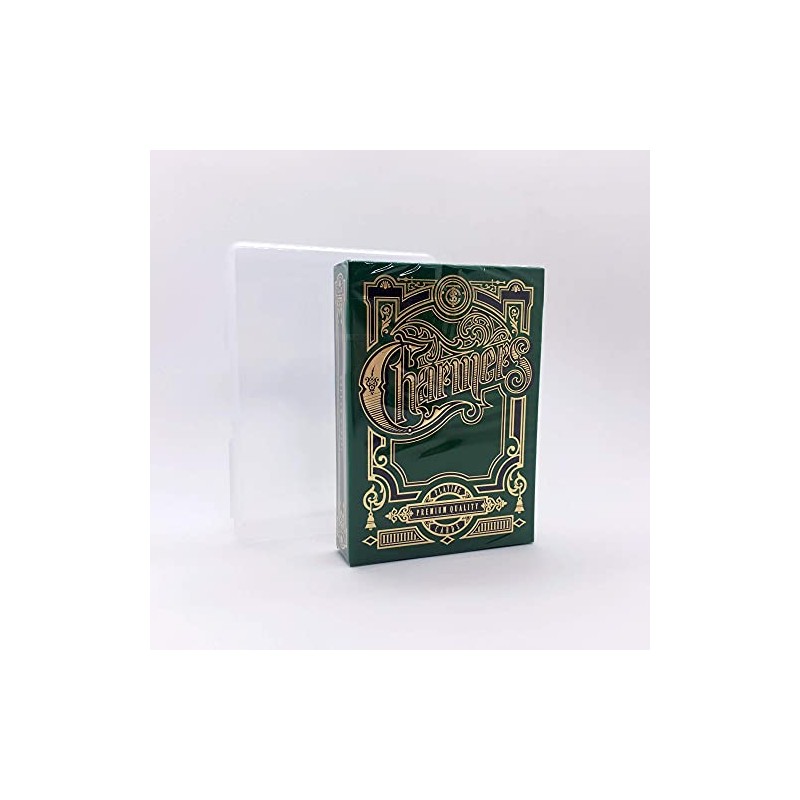 KOOMA Charmers Playing Cards (Green) & Clear Plastic Protective Playing