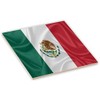 Sam Sandor 8 Inch Ceramic Tile Art - Mexico Flag
