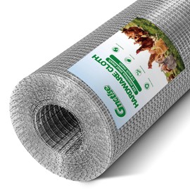 GMOTLSE Hardware Cloth 1/4 inch 23 Gauge Large Size 304 Stainless Steel mesh Chicken Wire Fencing Wire Mesh Roll Welded Wire Fencing Garden Fence 40in×49ft