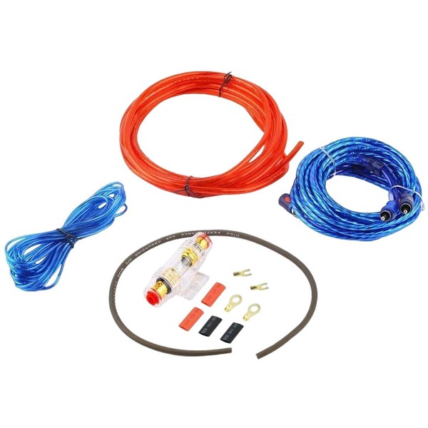 GOFORJUMP 4 Gauge Audio Amplifier Installation Wiring Systems KIT,1500W Car