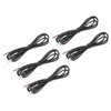 MECCANIXITY 5pcs Speaker RCA Male Plug Jack to Bare Wire