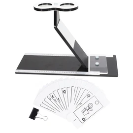Stereoscope Cheiroscopes Adjustable Amblyopia Trainer Vision Tester Tools for Heterotropia Squint Black