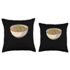 Natto In A Bowl Throw Pillow