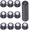 Taiss /10pcs Adjustable Rotate Button Potentiometer Control Knobs + 10pcs